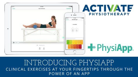 Introducing PhysiApp: Clinical Exercises at your Fingertips Through the Power of an App