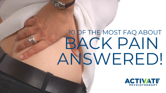10 FAQ About Back Pain Answered!