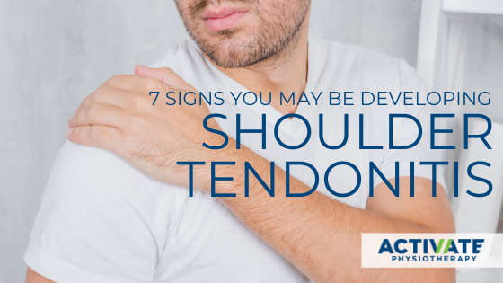 7 signs of shoulder tendonitis