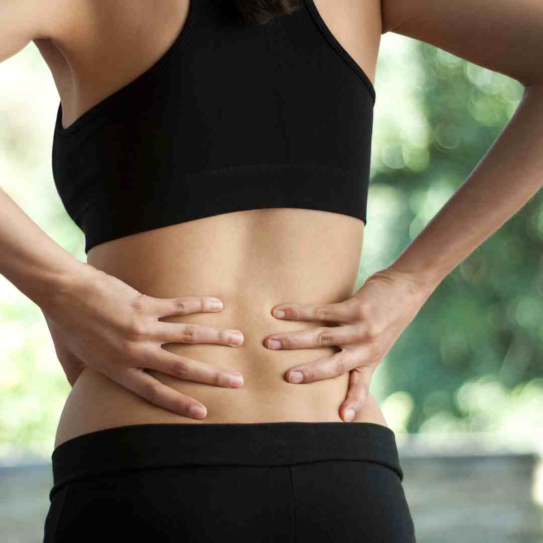 Lower back pain from exercise